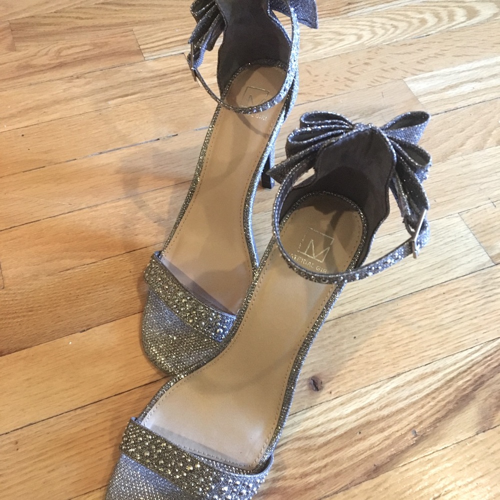 Material Girl Womens Beverly Open Toe